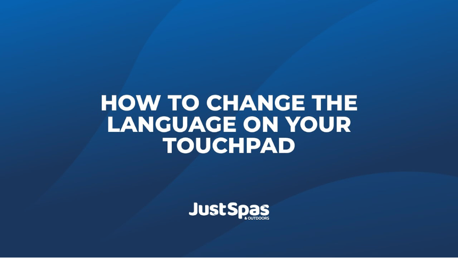 Changing the Language on Your Touchpad